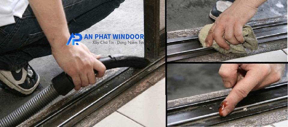 Cửa hệ mở trượt (lùa) bị rít, kẹt, phát ra tiếng kêu