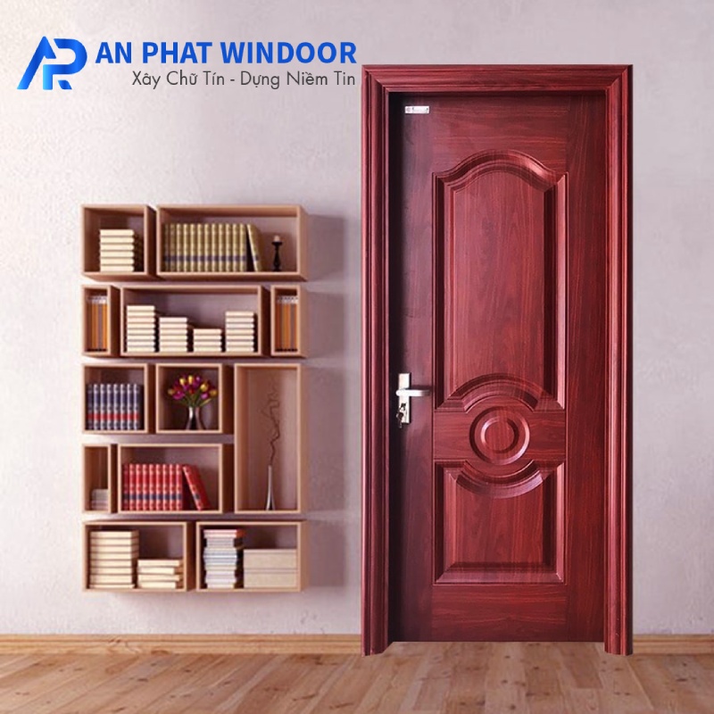 Cửa nhôm Xingfa Vân gỗ Hương