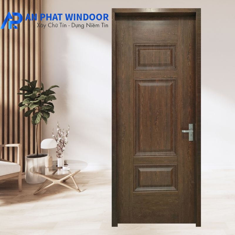 Cửa nhôm Xingfa Vân gỗ Trắc