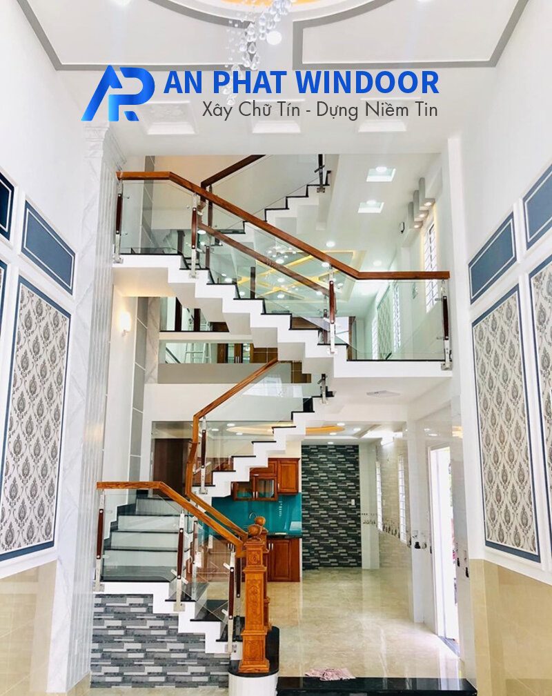 Lan Can Kính Tay Vịn Nhôm 4