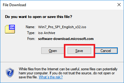 Chọn vào save để bắt đầu tải Chọn vào save để bắt đầu tải