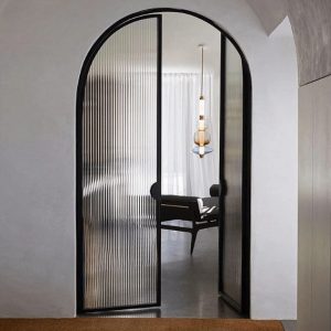 cửa nhôm Slim mở quay 2 cánh 3
