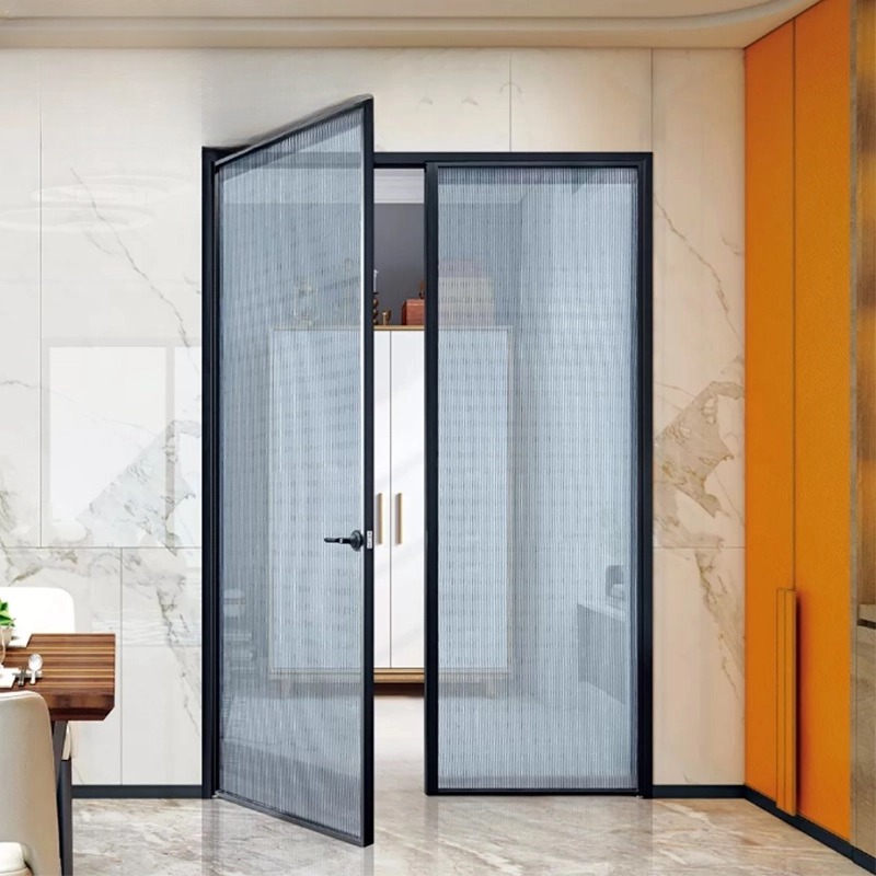 cửa nhôm Slim mở quay 2 cánh 4