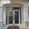 Cửa nhôm thuỷ lực Queenviet