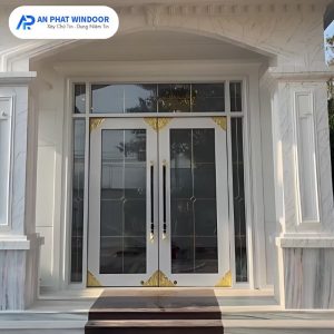 Cửa nhôm thuỷ lực Queenviet