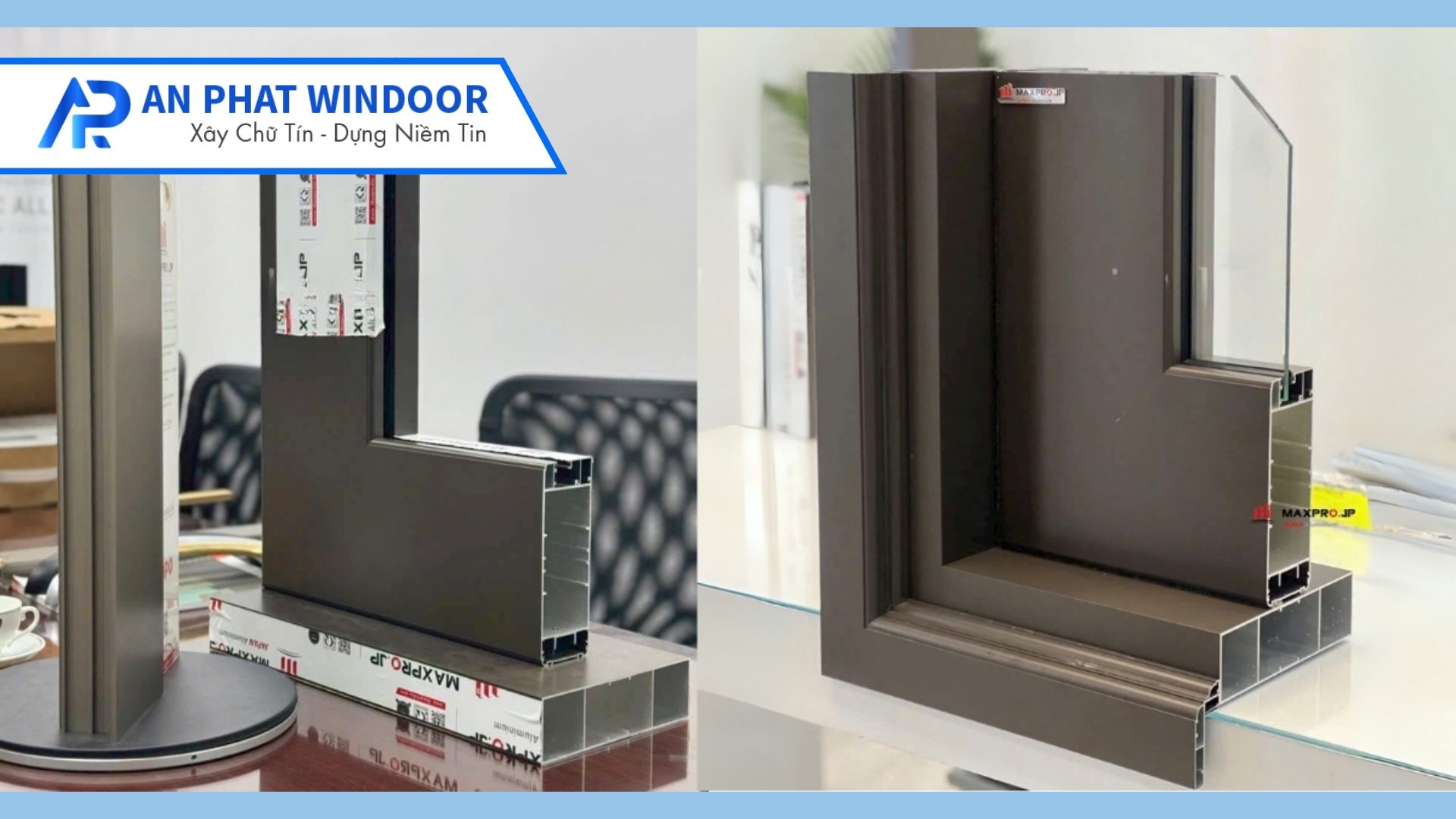 Cửa Nhôm Thủy Lực Maxpro R200 Màu Đen