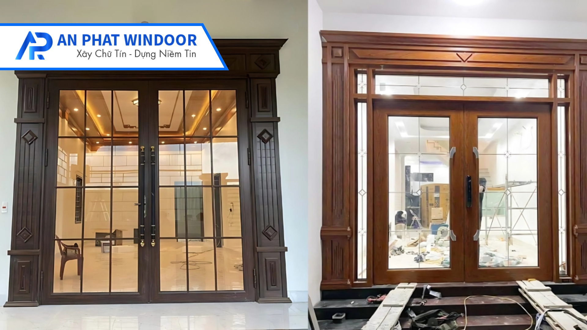 Cửa nhôm thủy lực Owin khuân phào