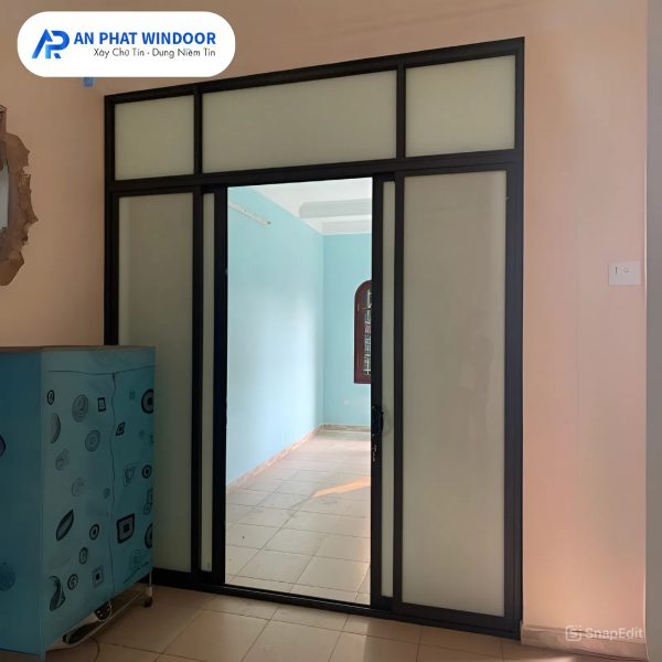 Cửa đi mở trượt 2 cánh nhôm Xingfa Việt Nam - Ảnh 3