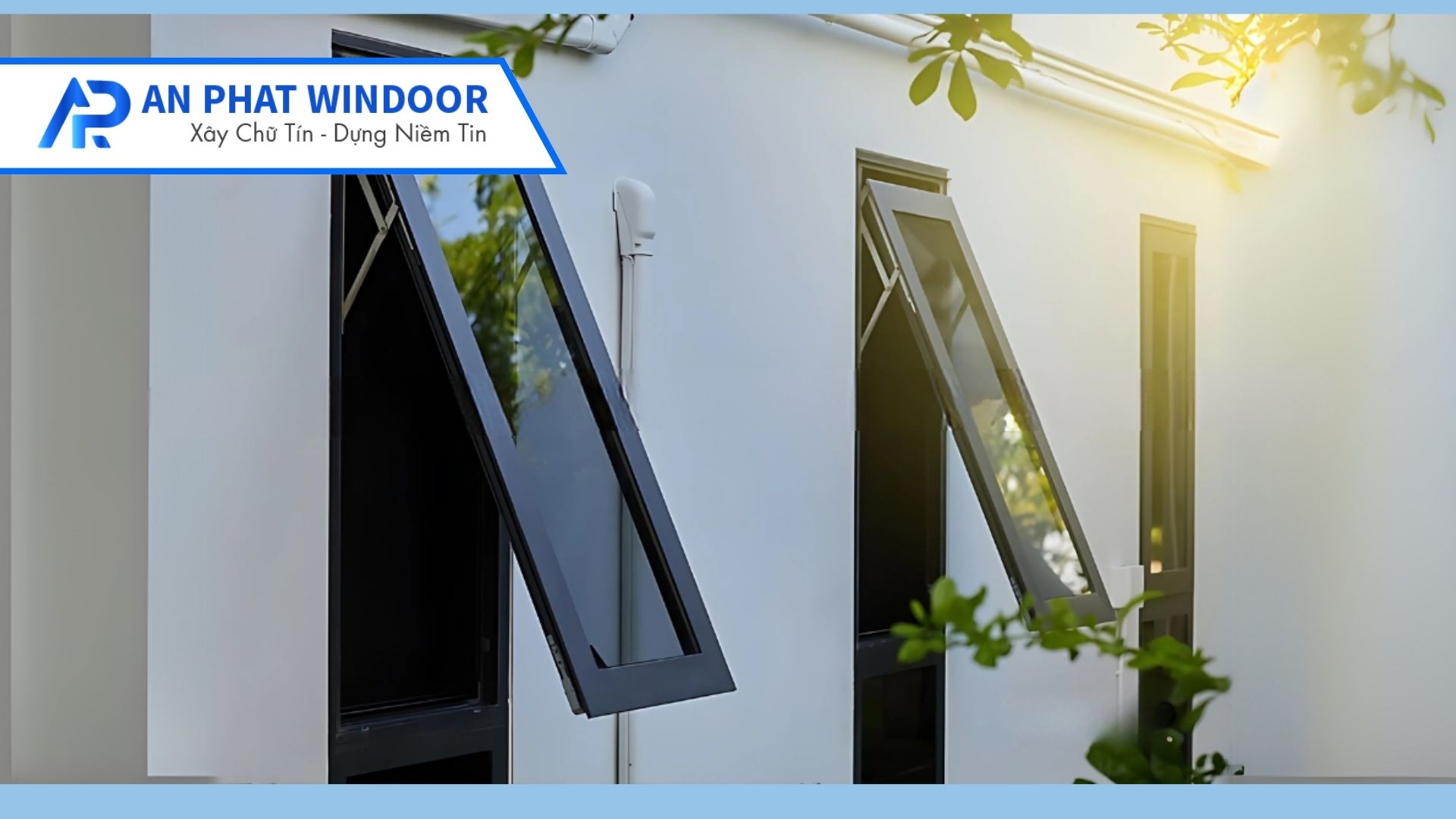 Cửa sổ mở hất nhôm Xingfa Việt Nam hệ 55