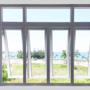 Cửa sổ mở hất 1, 2, 3, 4 cánh hệ 55 2