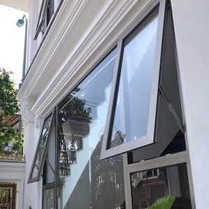 Cửa sổ mở hất hệ 55 nhôm Maxpro 2