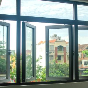 Cửa sổ mở quay 1, 2, 3, 4 cánh hệ 55 1