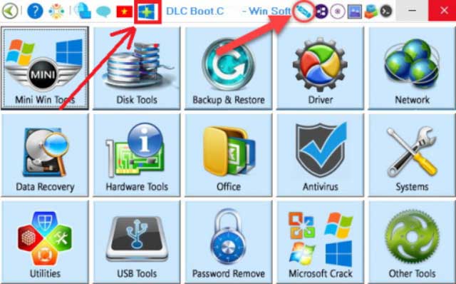 Giao diện DLC Boot Giao diện DLC Boot