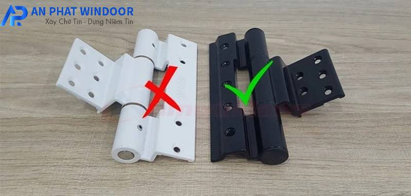 Cách nhận biết bản lề cửa nhôm Xingfa chính hãng khi mua