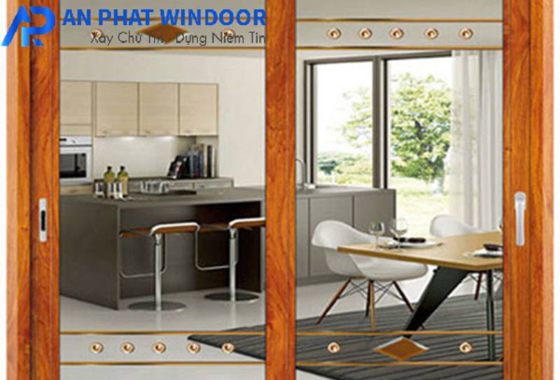 nhận diện cửa nhôm Xingfa giả gỗ chính hãng