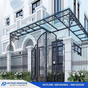 Mái che kính cường lực 1