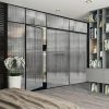 vách ngăn phòng hệ Slim có cửa mở quay 1